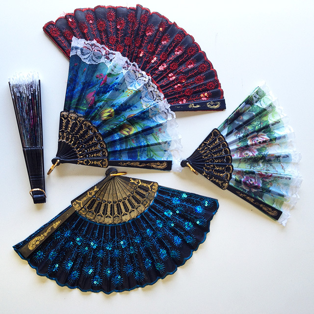 FAN, Hand Fan Assorted Lace